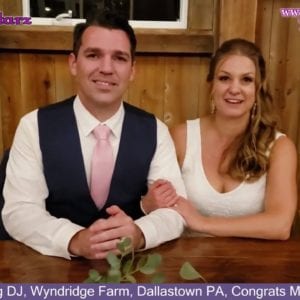 York Wedding DJ, Wyndridge Farm, Dallastown PA, Congrats Megan & Steve