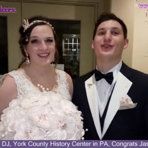 York Wedding DJ, York County History Center in PA, Congrats Jason & Amanda